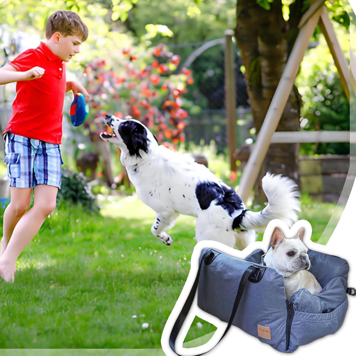 Pet travel bag, travel dog bed or car seat.